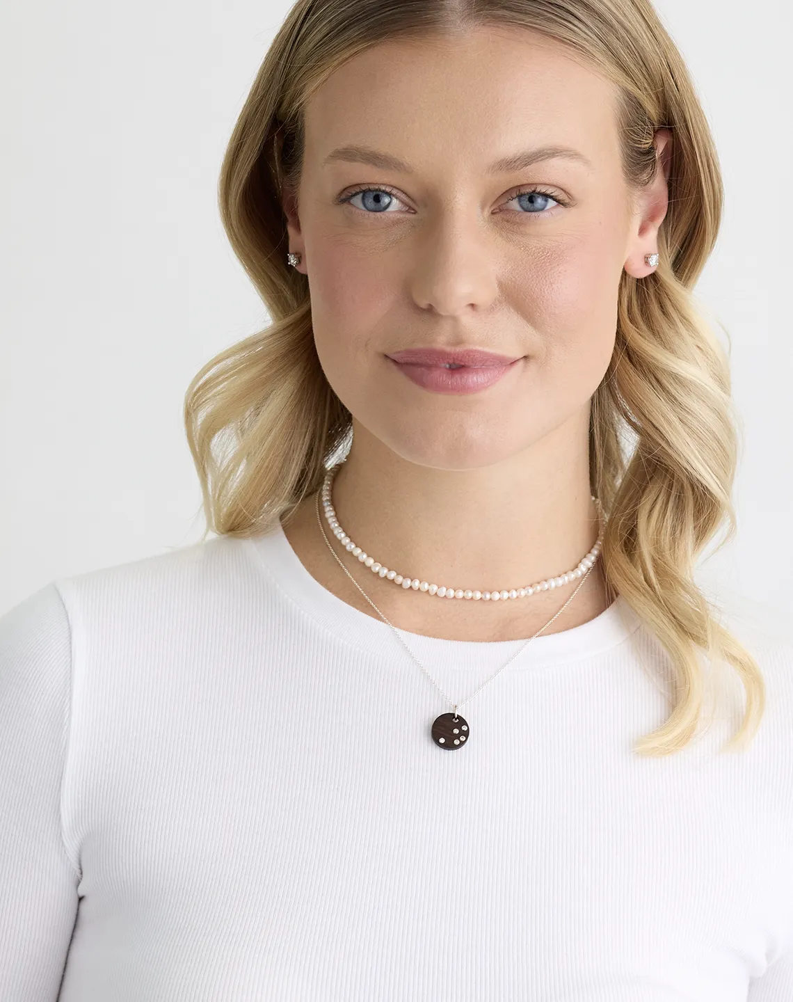 5 SAPPHIRE ROUND - Silver