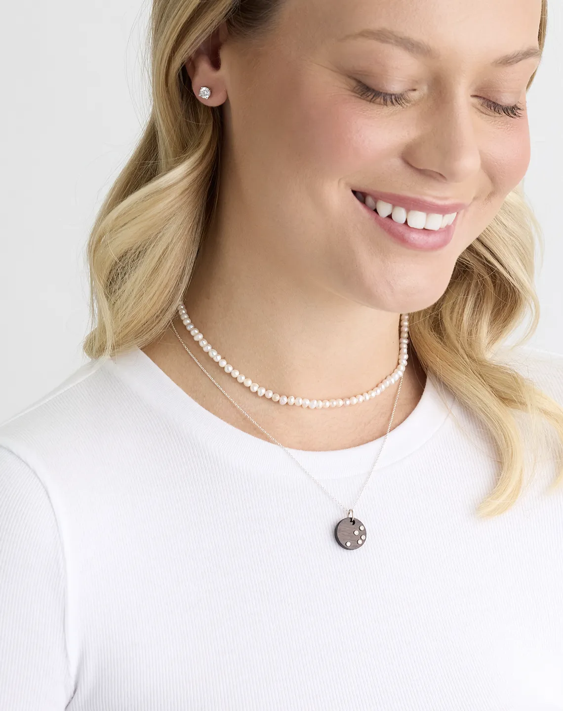 5 SAPPHIRE ROUND - Silver