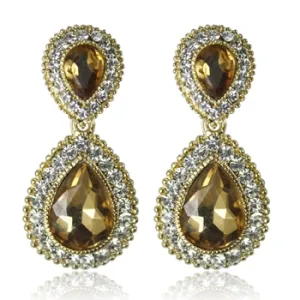 Arabella Earrings - Brown
