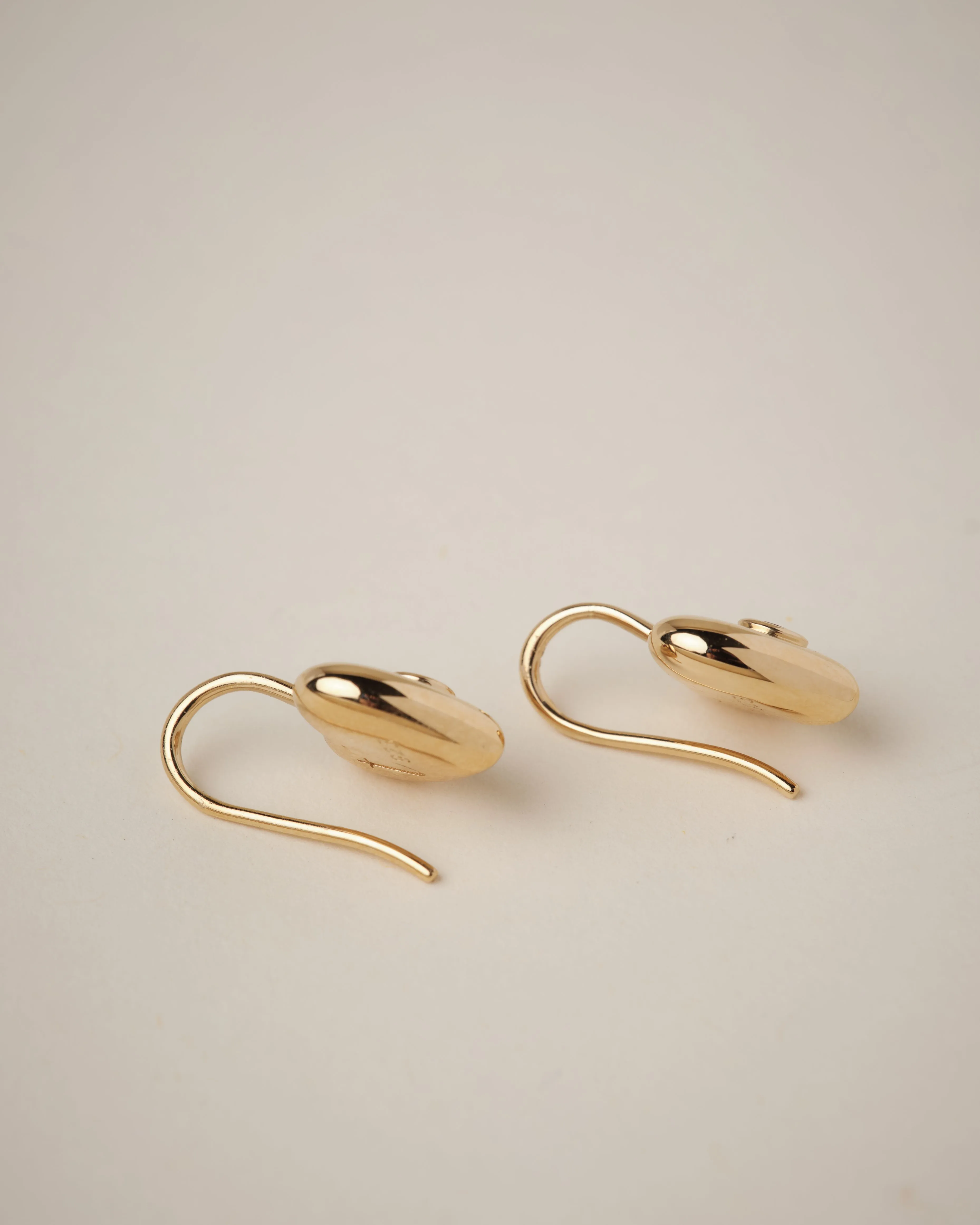 Billie Heart Gem Earrings 14K Recycled Gold Vermeil