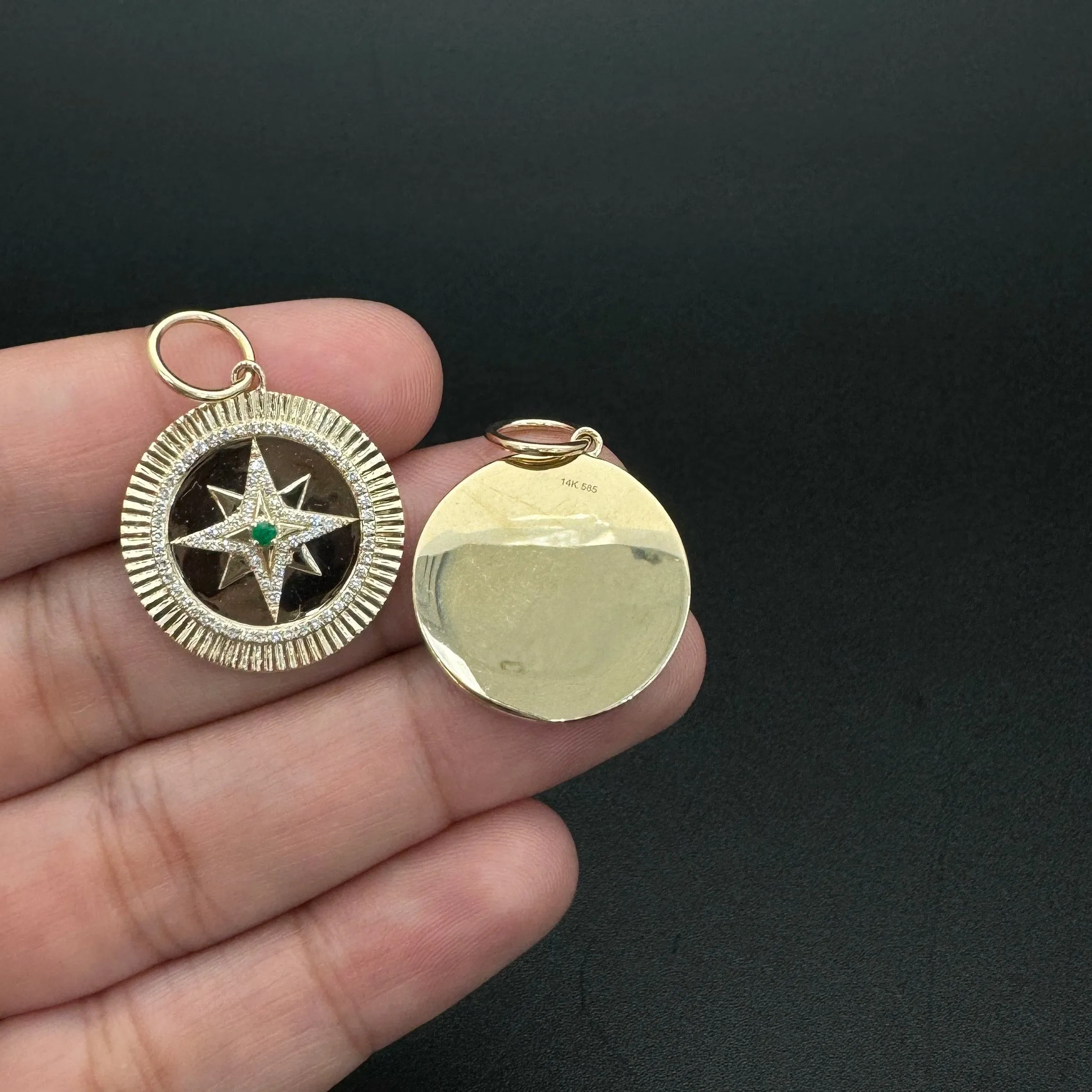 Blue Sapphire Star Pendant