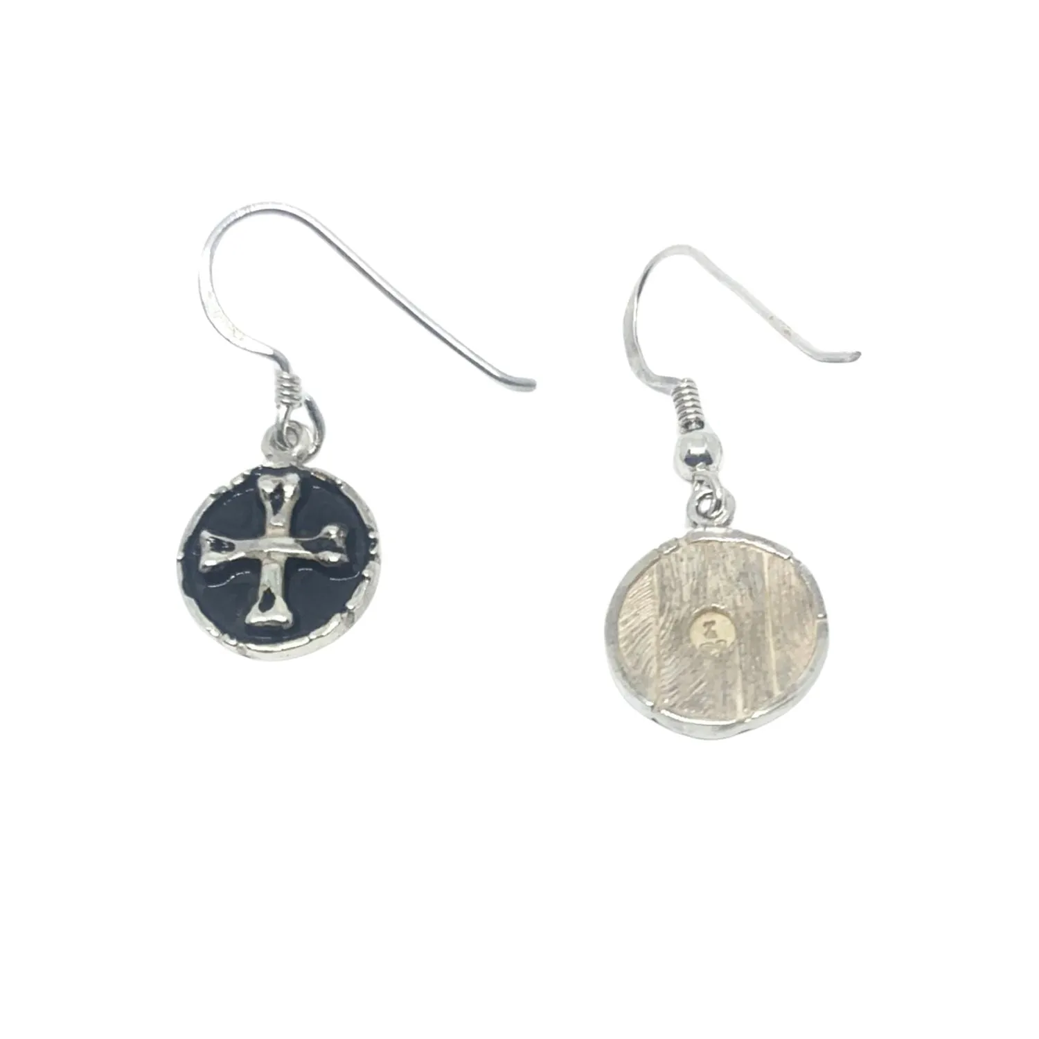 Bones Skull Enamel earrings
