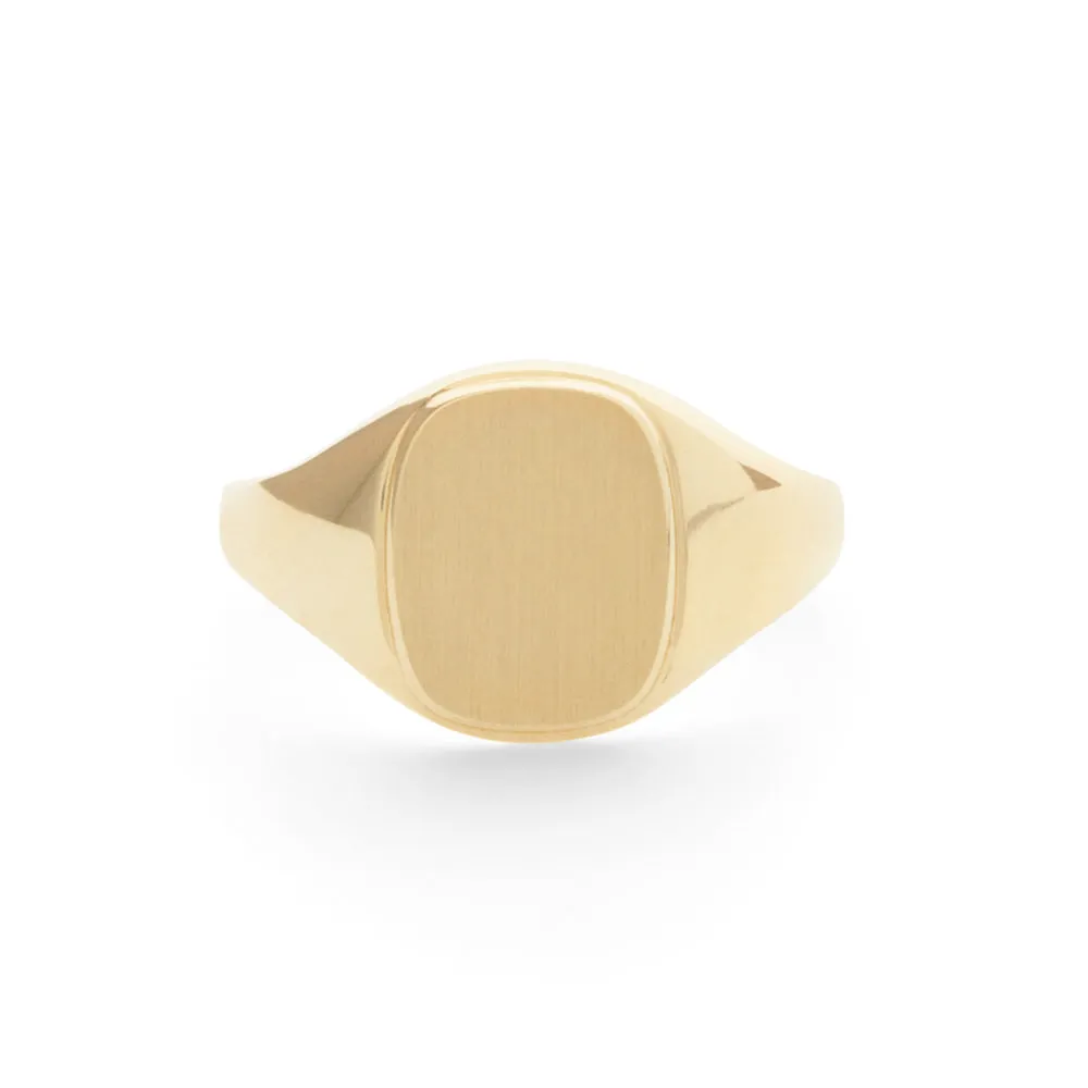 Cushion Signet Ring