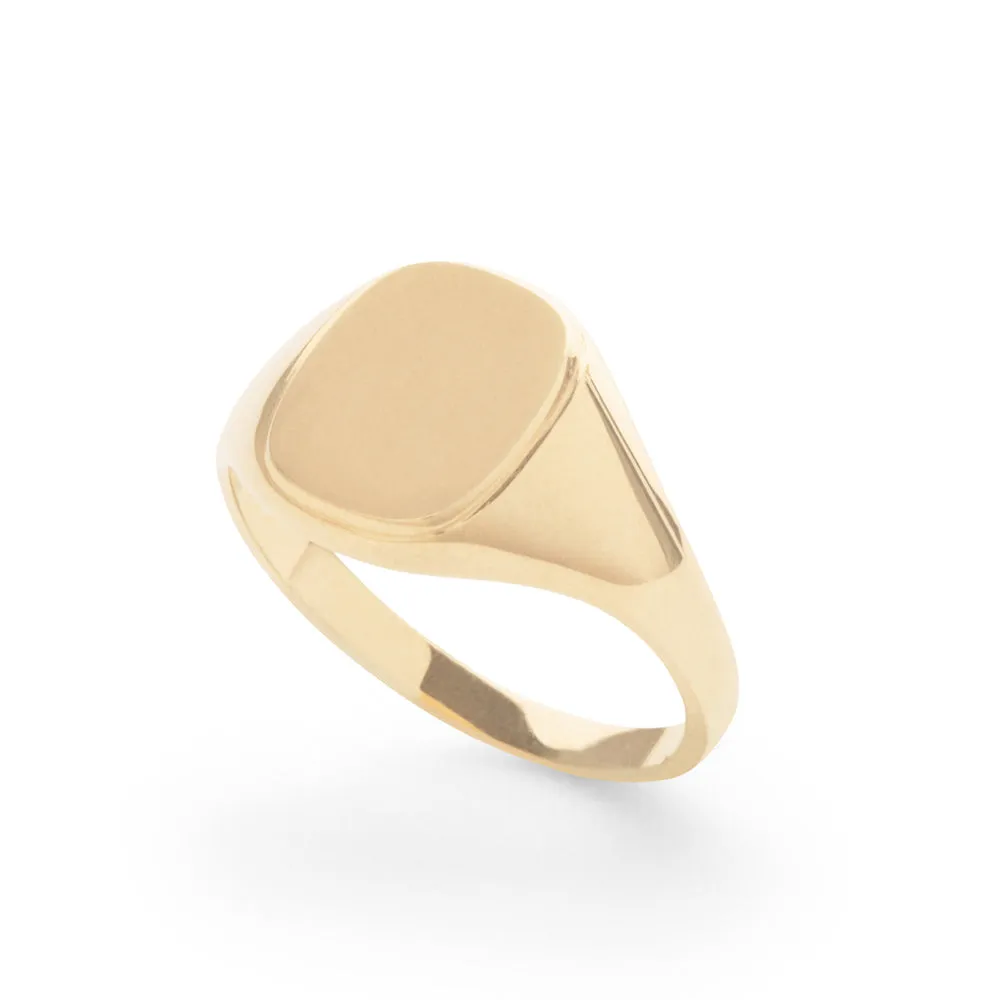 Cushion Signet Ring