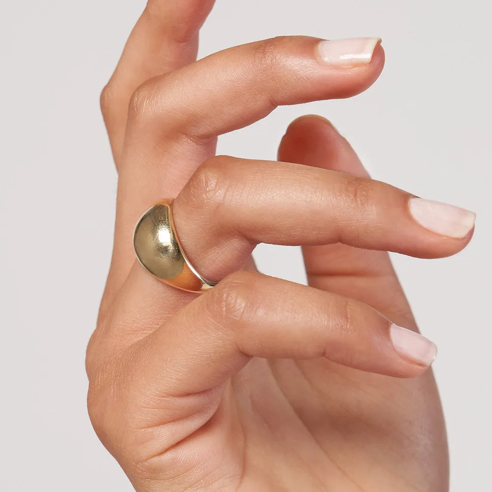 Dome Signet Ring