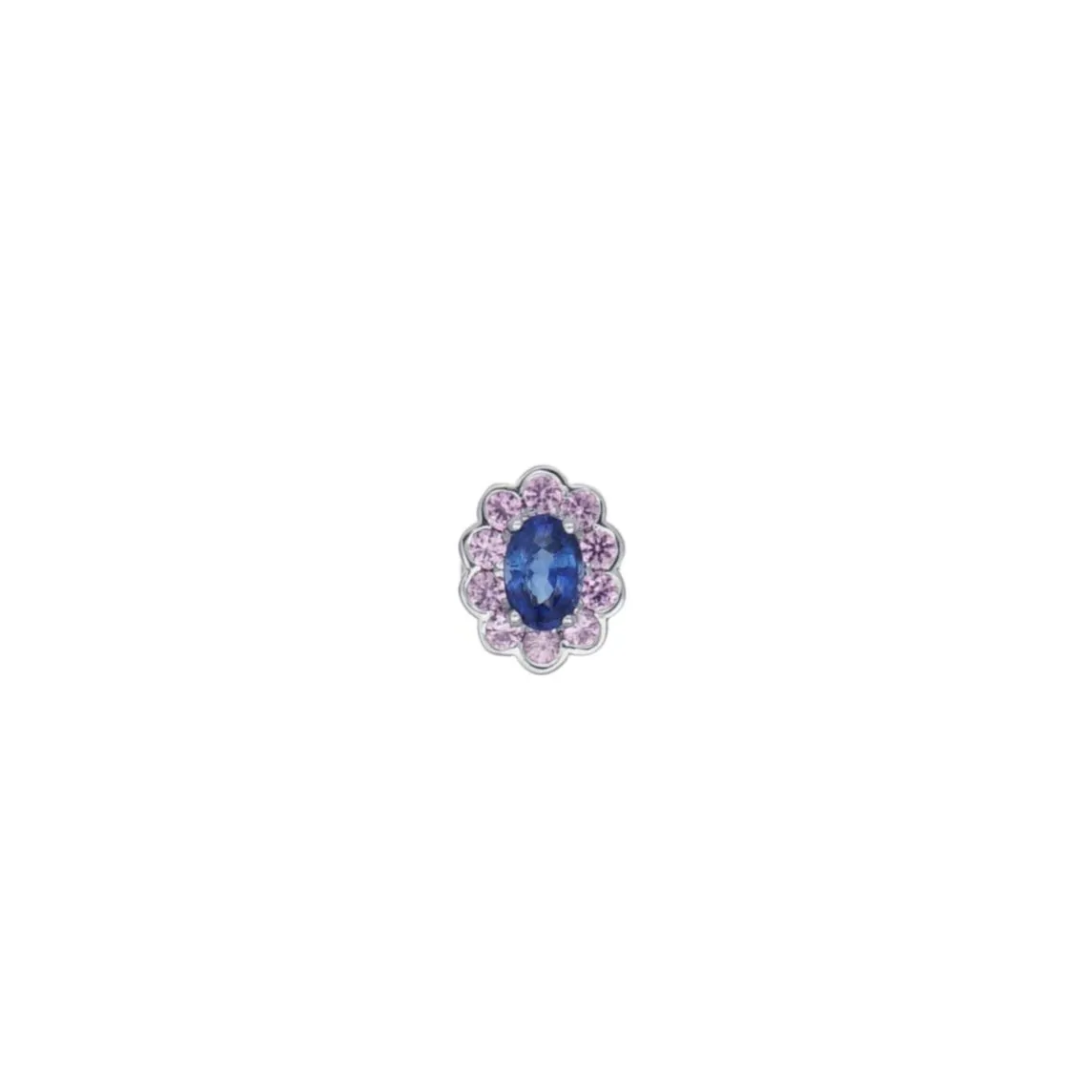 Fleur Charm in Pink & Blue