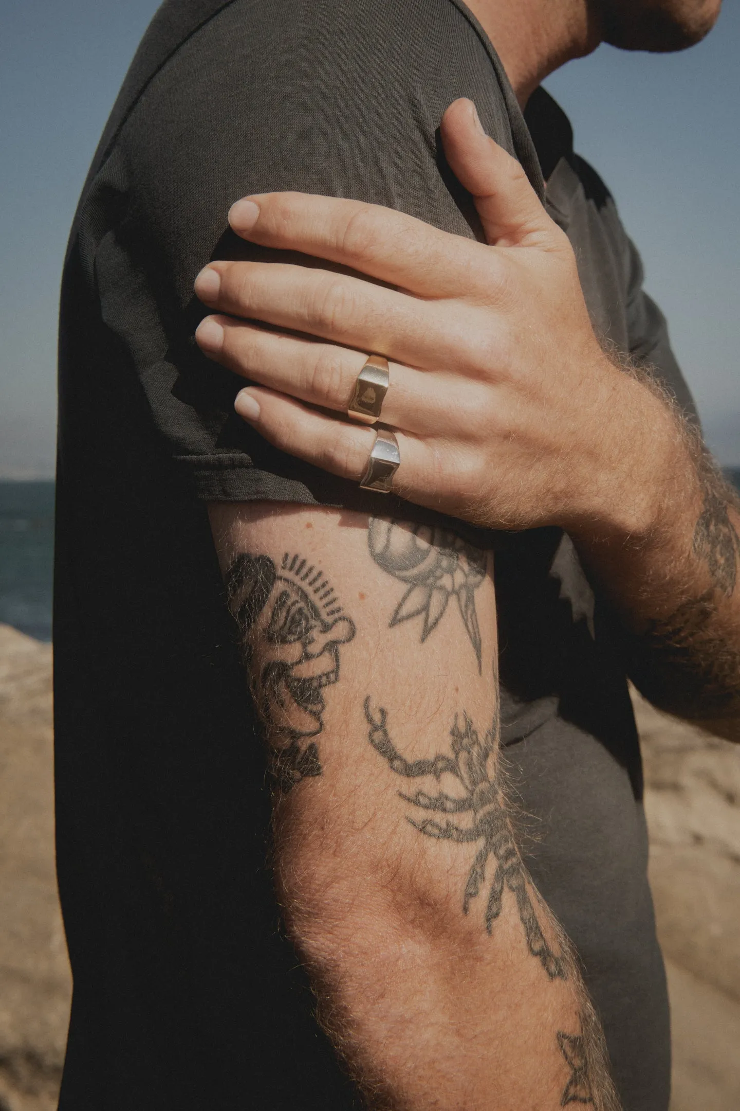 Frankie Signet Ring Recycled 14K Gold Vermeil