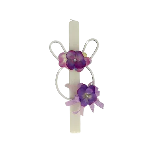 Greek Orthodox Easter Lambades Purple Bunny