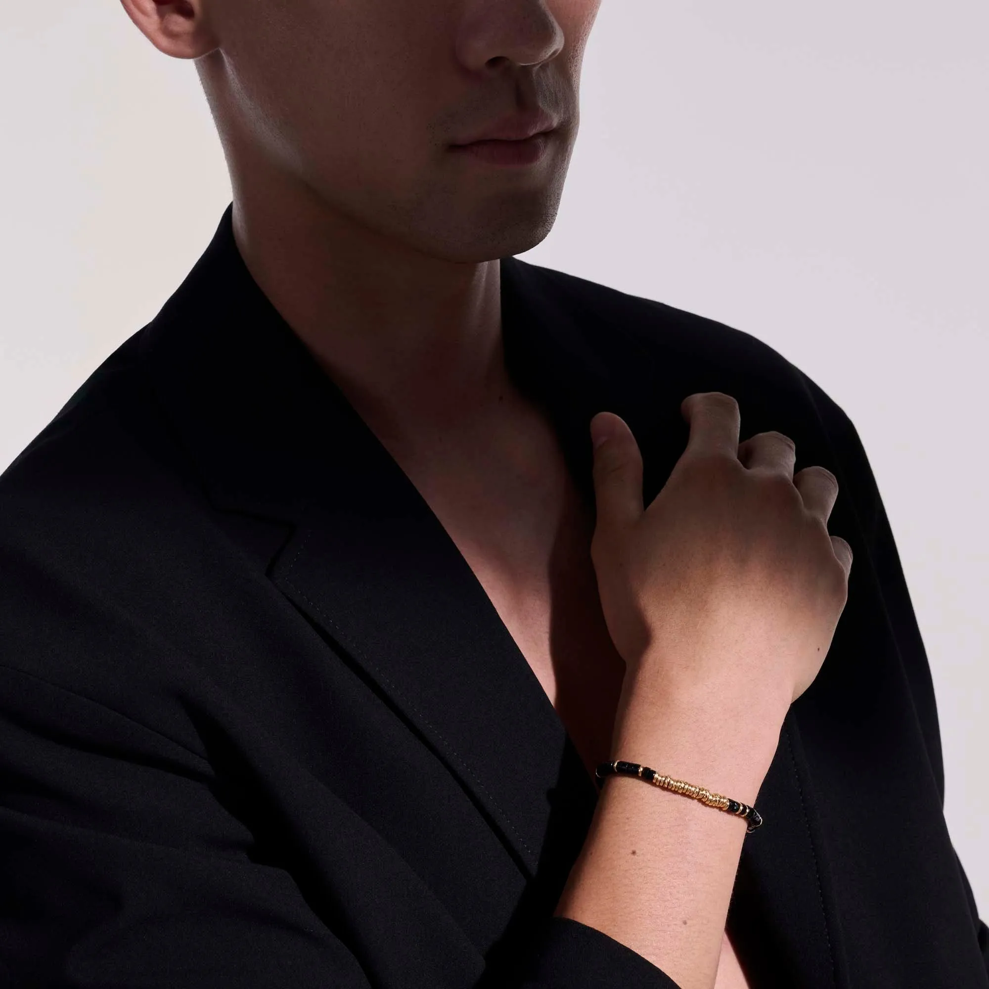 Heishi Bracelet, Gold|BUGGS900984BON
