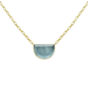 MARCIA MORAN Petaluma Necklace in Blue Sapphire