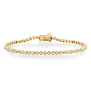 Onyx Elegance Tennis Bracelet