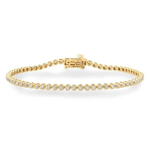 Onyx Elegance Tennis Bracelet