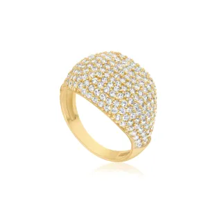 Pave Signet Ring