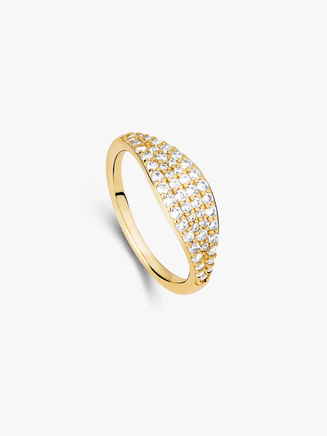 Pave Signet Ring