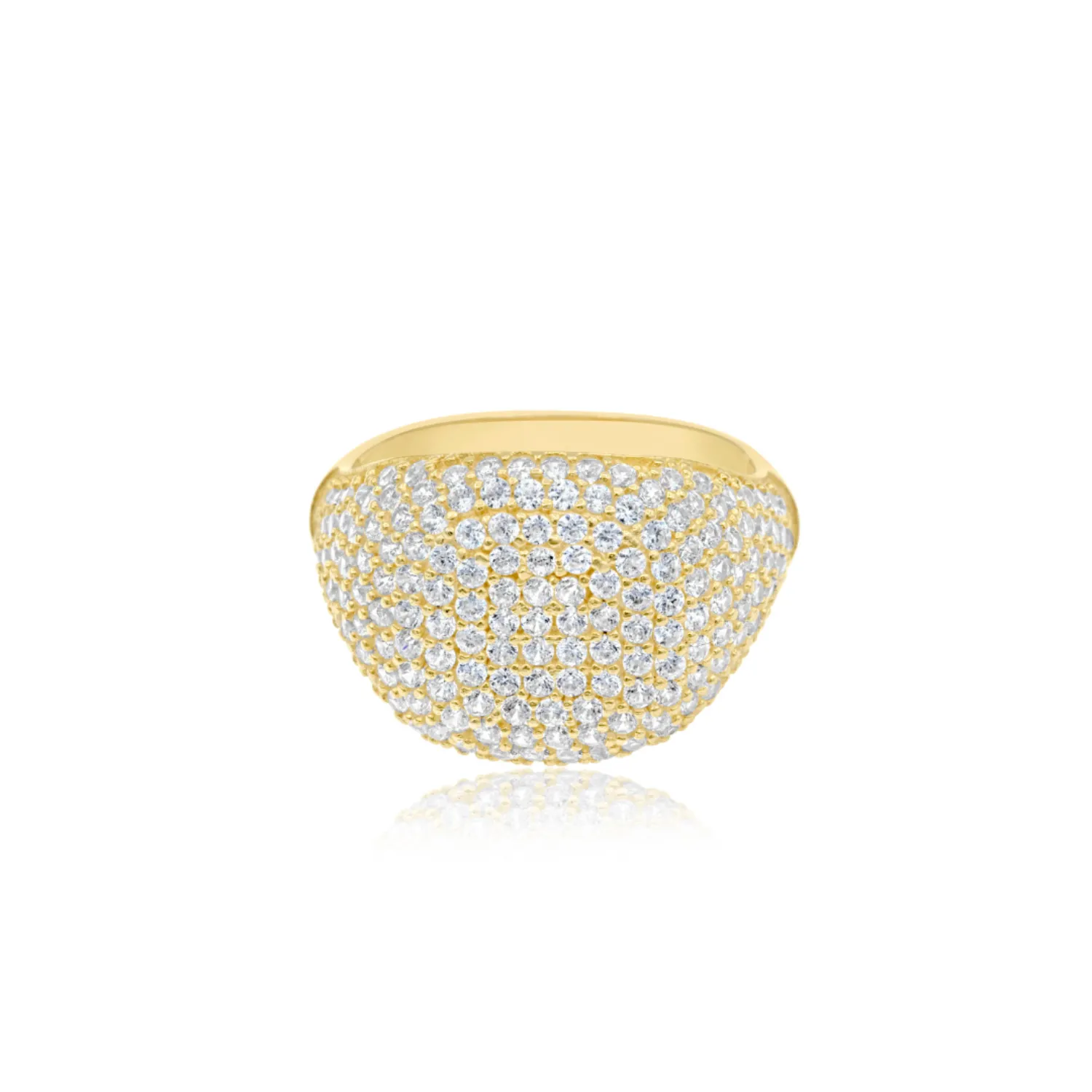 Pave Signet Ring