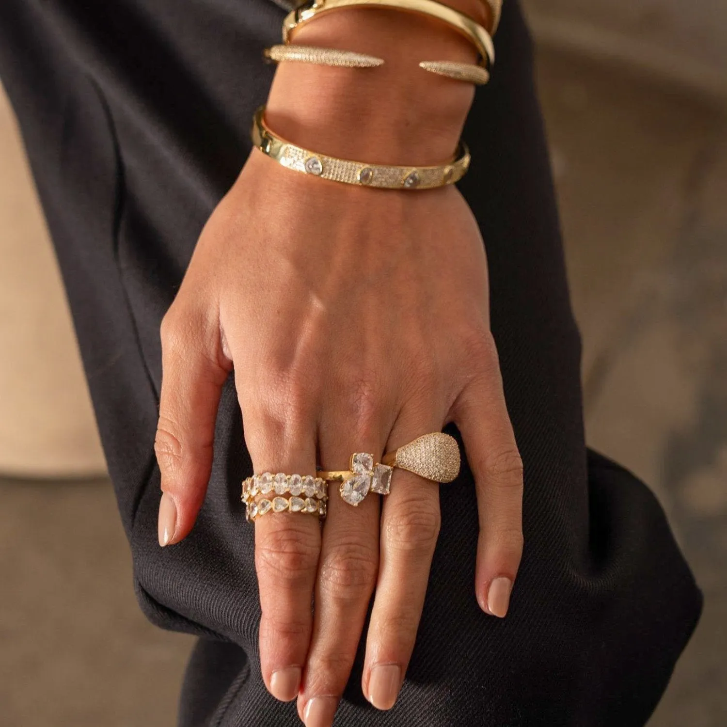 Pave Signet Ring