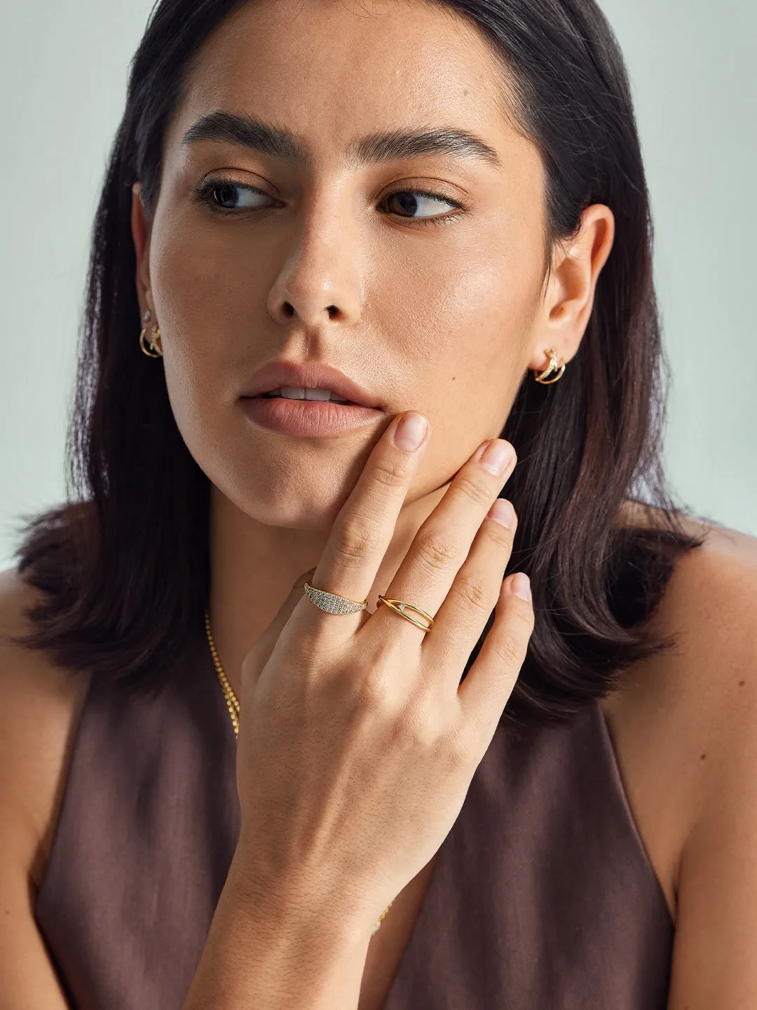 Pave Signet Ring