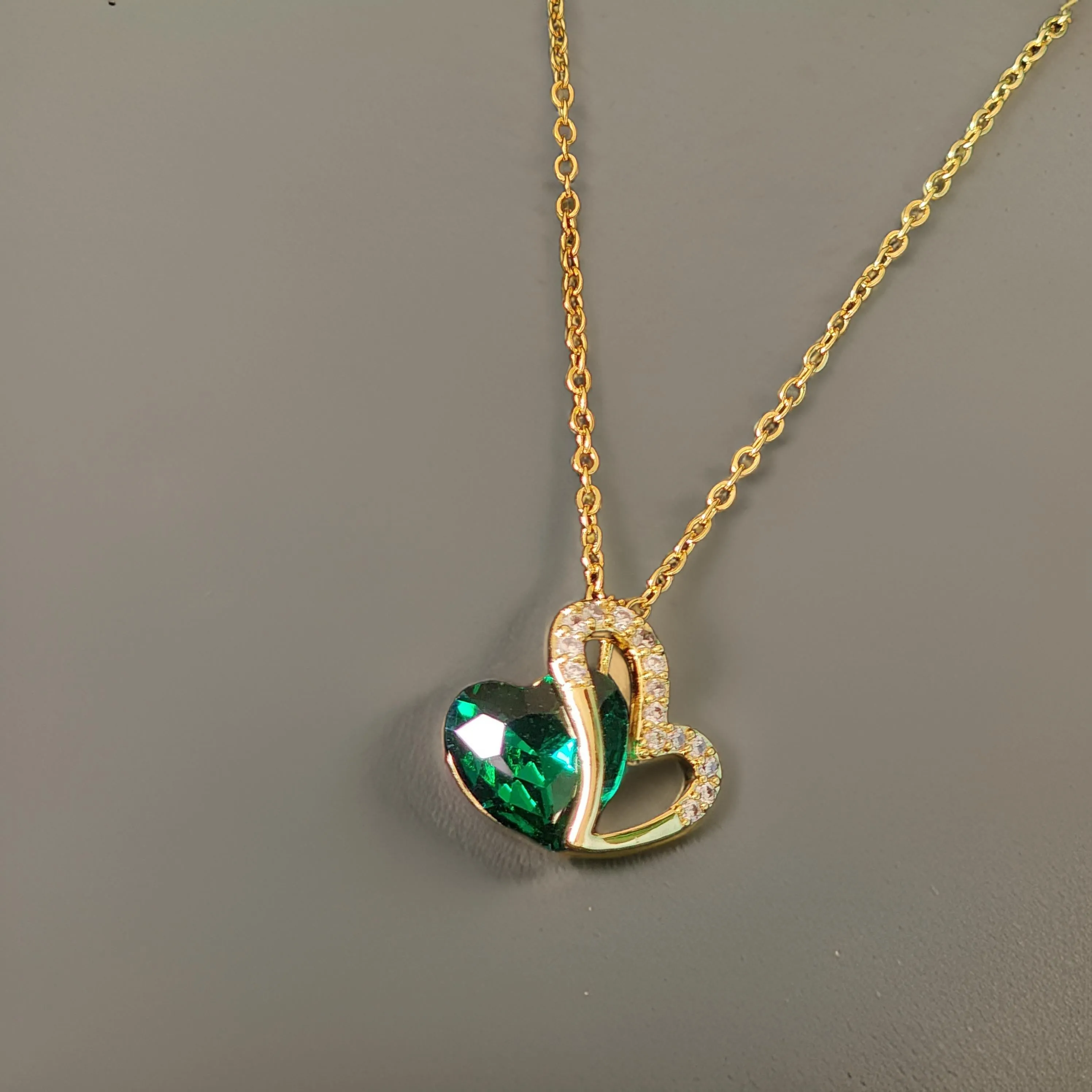 Sapphire Heartbeat Pendant